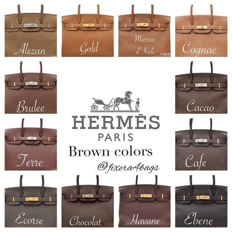 hermes tan colors